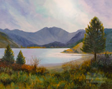 Sunset at June Lake Beach