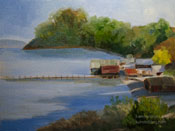 China Camp San Rafael plein air painting