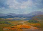 Poppy fields forever painting