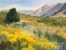 Fall Finery Sherwin Grade Eastern Sierra Highway 395 Rabbitbrush